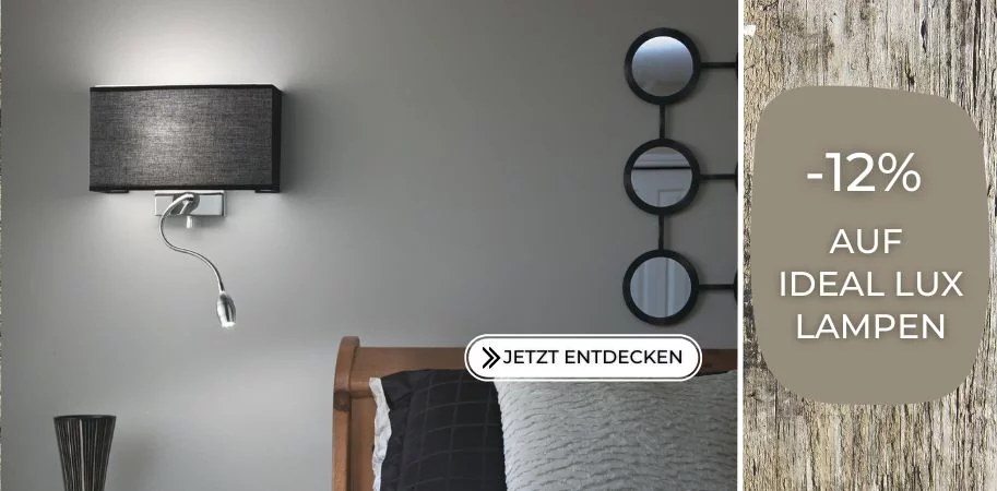 -12% auf Ideal Lux Leuchten